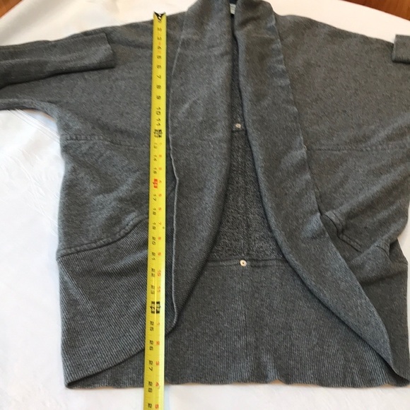 Aritzia Wilfred Diderot Cocoon Grey Open Cardigan Sweater Womens Small - Picture 13 of 16